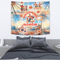 Hawaii Father's Day Tapestry Hula With Dad DT02 - Polynesian Pride