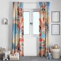 Hawaii Father's Day Window Curtain Hula With Dad DT02 - Polynesian Pride