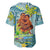 Palau Father's Day Polynesia Baseball Jersey Dad and Son