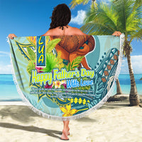 Palau Father's Day Polynesia Beach Blanket Dad and Son DT02 - Polynesian Pride