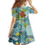 Palau Father's Day Polynesia Family Matching Off Shoulder Maxi Dress and Hawaiian Shirt Dad and Son