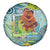 Palau Father's Day Polynesia Spare Tire Cover Dad and Son