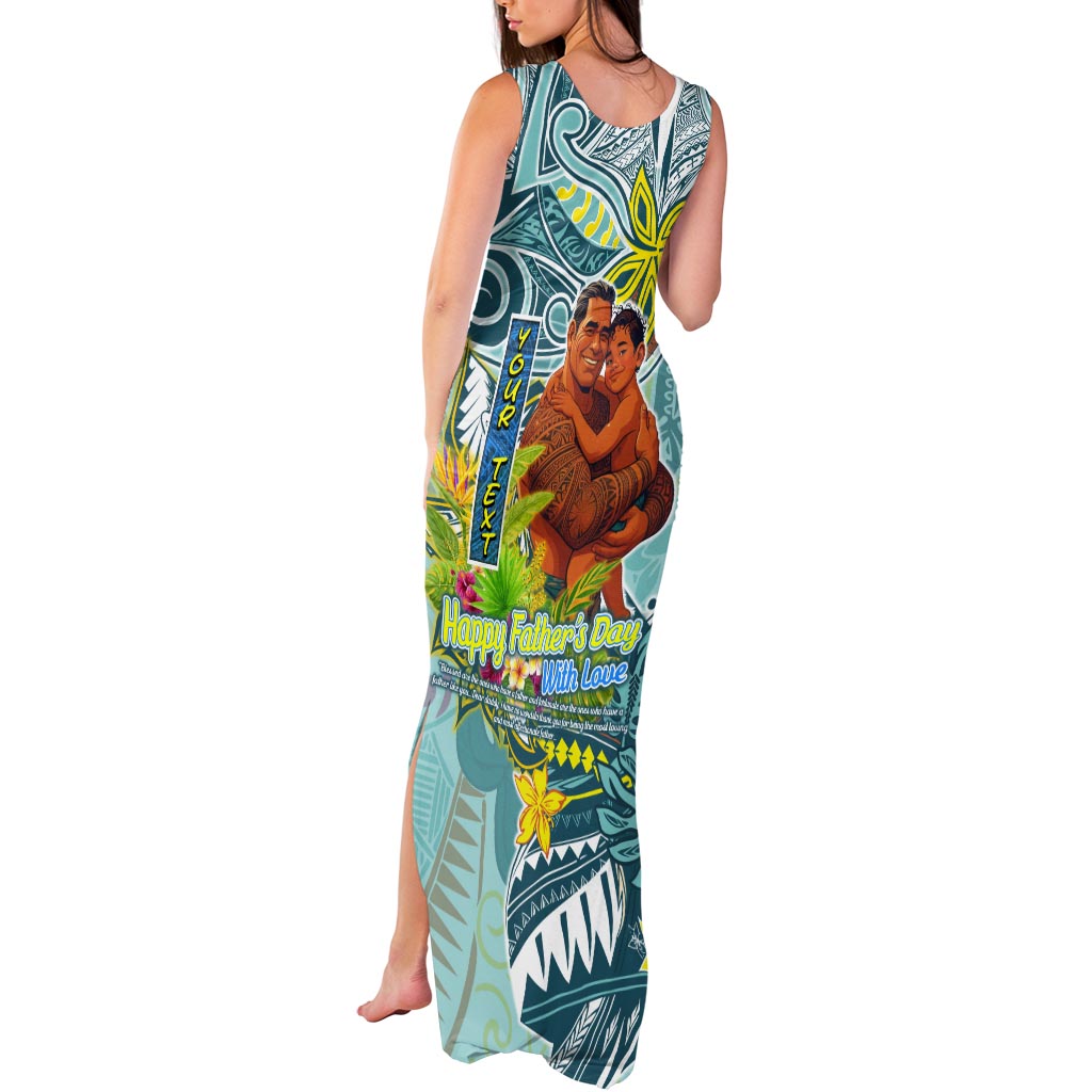 Palau Father's Day Polynesia Tank Maxi Dress Dad and Son DT02 - Polynesian Pride