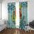 Palau Father's Day Polynesia Window Curtain Dad and Son