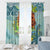 Palau Father's Day Polynesia Window Curtain Dad and Son