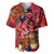 Happy Father's Day French Polynesia Baseball Jersey Family Turtle Hibiscus