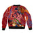 Happy Father's Day French Polynesia Bomber Jacket Family Turtle Hibiscus