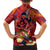 Happy Father's Day French Polynesia Family Matching Short Sleeve Bodycon Dress and Hawaiian Shirt Family Turtle Hibiscus