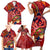 Happy Father's Day French Polynesia Family Matching Short Sleeve Bodycon Dress and Hawaiian Shirt Family Turtle Hibiscus