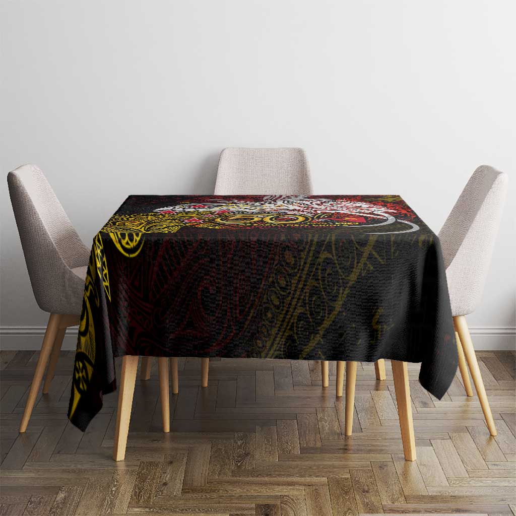 PNG 1975 - 2025 Tablecloth Papua New Guinea 50th Independence Anniversary DT02 - Polynesian Pride