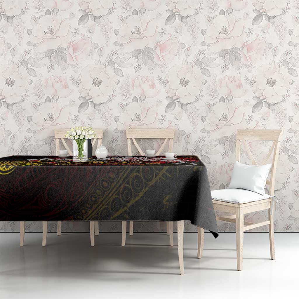 PNG 1975 - 2025 Tablecloth Papua New Guinea 50th Independence Anniversary DT02 - Polynesian Pride