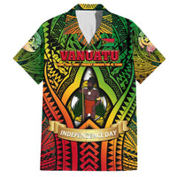 Vanuatu 45th Independence Anniversary Hawaiian Shirt Embracing Our Traditions Shaping Our Future DT02 Art - Polynesian Pride