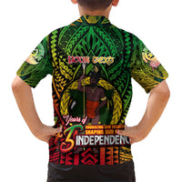 Vanuatu 45th Independence Anniversary Hawaiian Shirt Embracing Our Traditions Shaping Our Future DT02 - Polynesian Pride