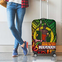 Vanuatu 45th Independence Anniversary Luggage Cover Embracing Our Traditions Shaping Our Future DT02 - Polynesian Pride