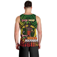 Vanuatu 45th Independence Anniversary Men Tank Top Embracing Our Traditions Shaping Our Future DT02 - Polynesian Pride