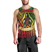 Vanuatu 45th Independence Anniversary Men Tank Top Embracing Our Traditions Shaping Our Future DT02 - Polynesian Pride