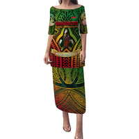 Vanuatu 45th Independence Anniversary Puletasi Embracing Our Traditions Shaping Our Future DT02 Long Dress Art - Polynesian Pride