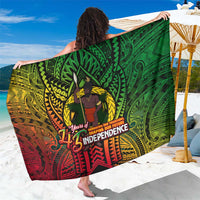 Vanuatu 45th Independence Anniversary Sarong Embracing Our Traditions Shaping Our Future DT02 One Size 44 x 66 inches Art - Polynesian Pride