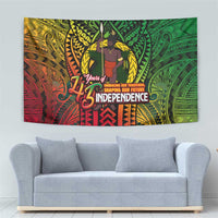 Vanuatu 45th Independence Anniversary Tapestry Embracing Our Traditions Shaping Our Future DT02 - Polynesian Pride