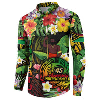 45th Anniversary of Freedom Vanuatu Button Sweatshirt Island Pride Cultural Power Pacific Unity DT02 - Polynesian Pride