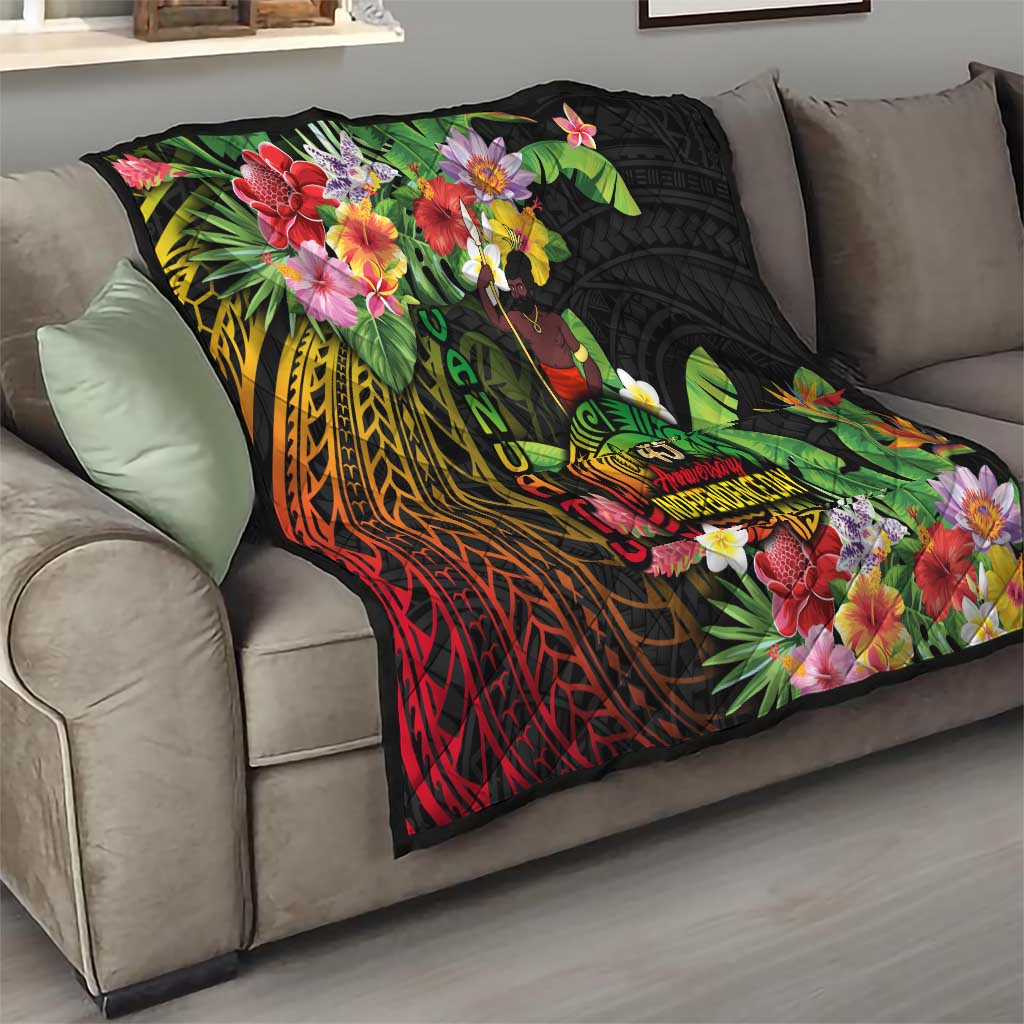45th Anniversary of Freedom Vanuatu Quilt Island Pride Cultural Power Pacific Unity DT02 - Polynesian Pride