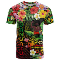 45th Anniversary of Freedom Vanuatu T Shirt Island Pride Cultural Power Pacific Unity DT02 Art - Polynesian Pride