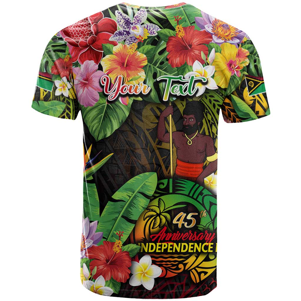 45th Anniversary of Freedom Vanuatu T Shirt Island Pride Cultural Power Pacific Unity DT02 - Polynesian Pride