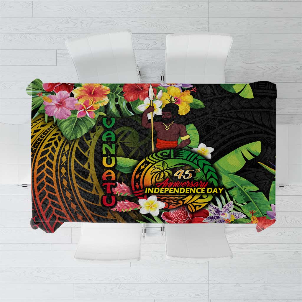 45th Anniversary of Freedom Vanuatu Tablecloth Island Pride Cultural Power Pacific Unity DT02 Art - Polynesian Pride