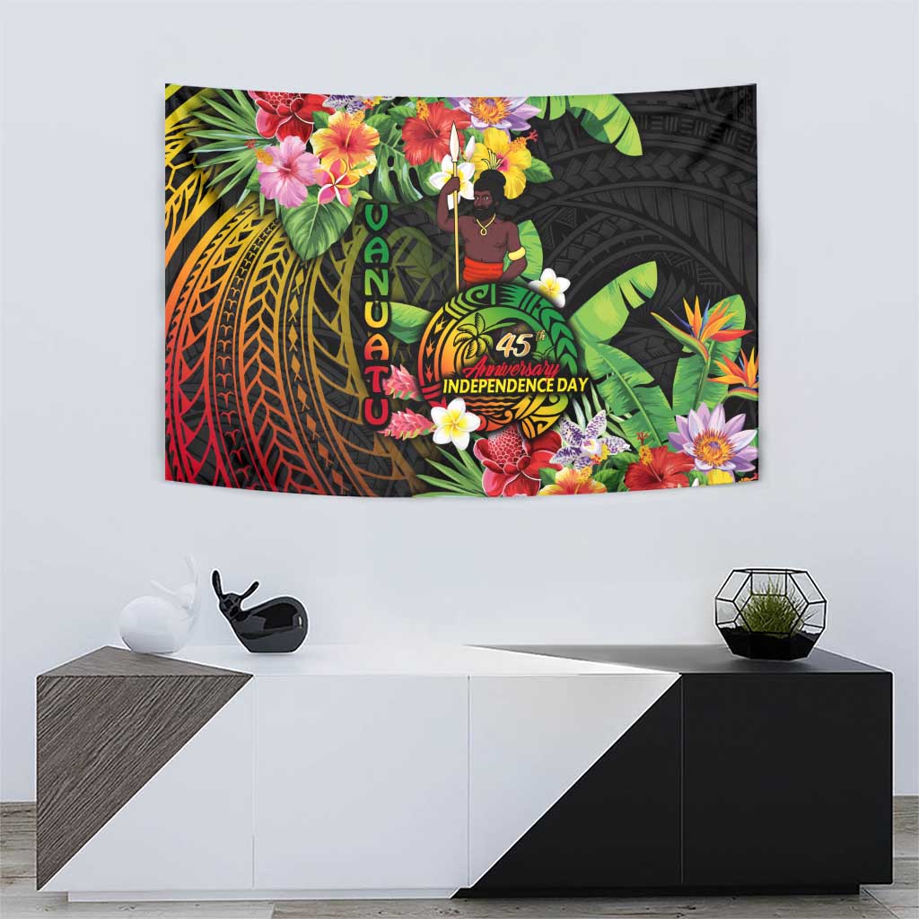 45th Anniversary of Freedom Vanuatu Tapestry Island Pride Cultural Power Pacific Unity DT02 - Polynesian Pride