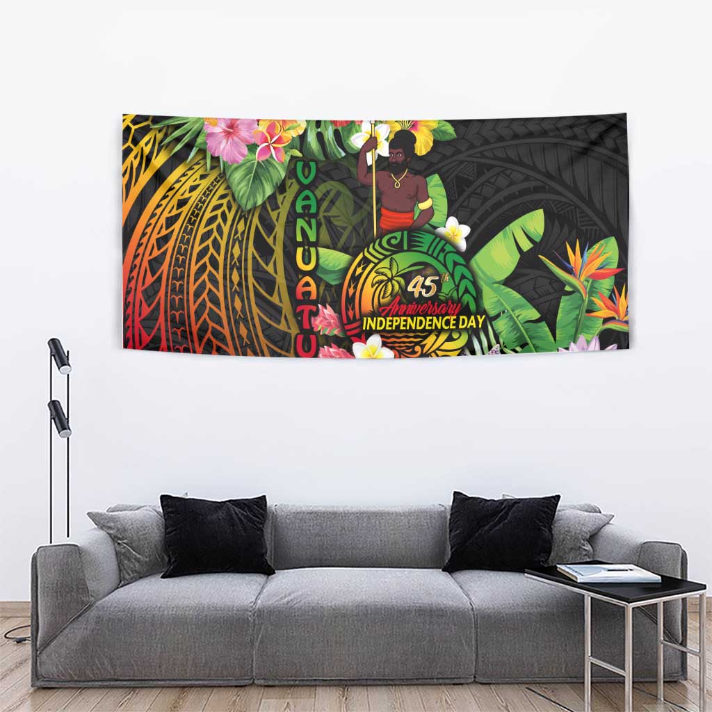 45th Anniversary of Freedom Vanuatu Tapestry Island Pride Cultural Power Pacific Unity DT02 - Polynesian Pride