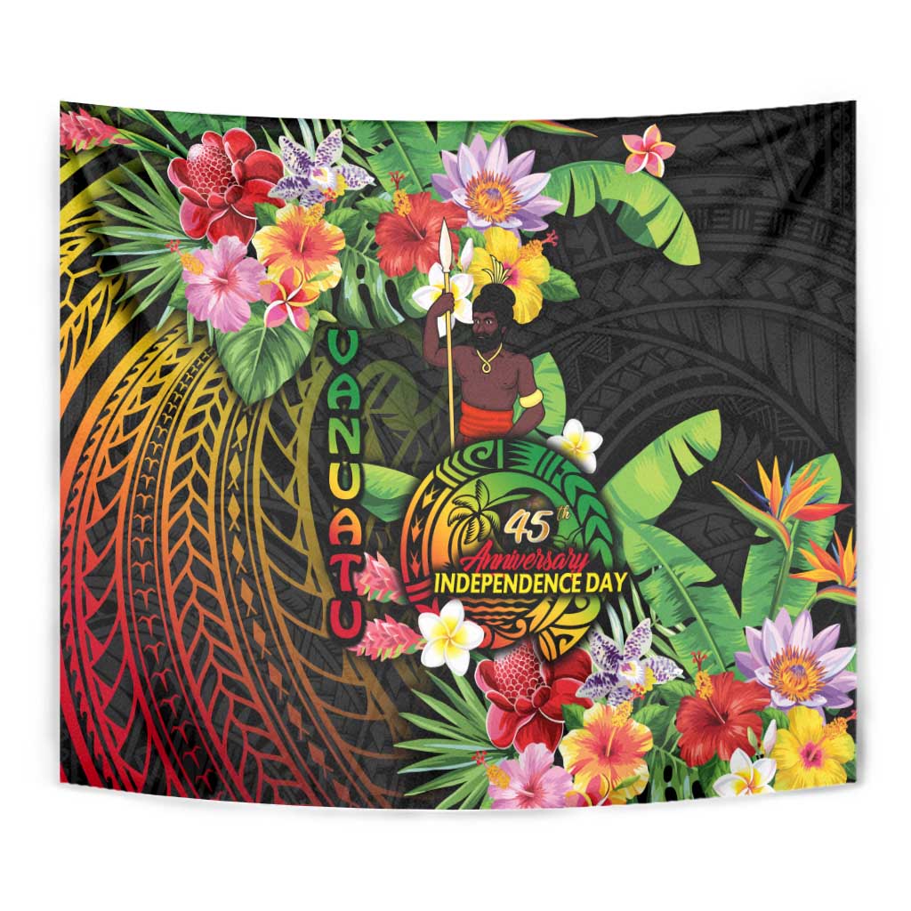 45th Anniversary of Freedom Vanuatu Tapestry Island Pride Cultural Power Pacific Unity DT02 - Polynesian Pride