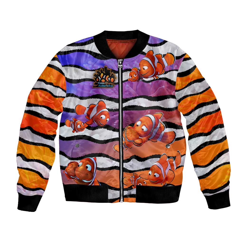 The Ocean Best Dad Bomber Jacket Like Marlin Happy Fathers Day To a True Hero DT02 Unisex Art - Polynesian Pride