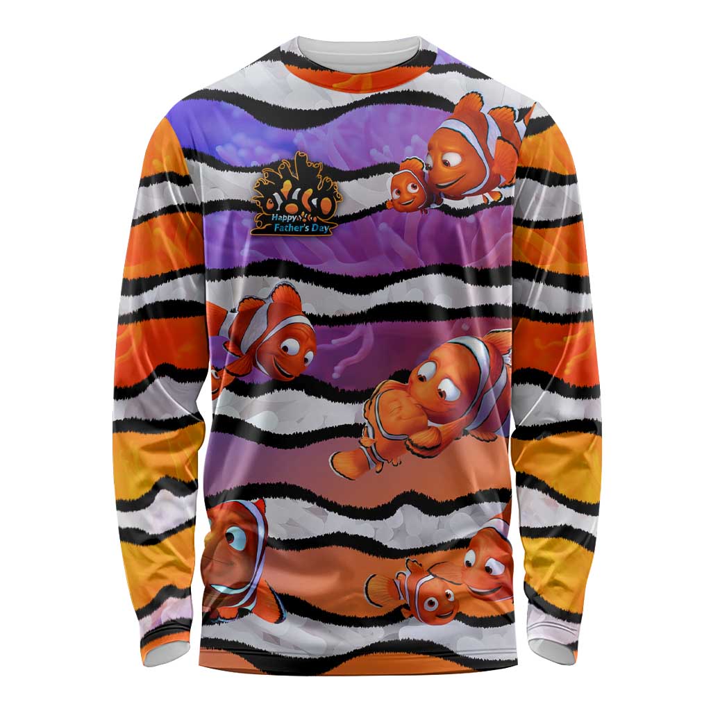 The Ocean Best Dad Long Sleeve Shirt Like Marlin Happy Fathers Day To a True Hero DT02 Unisex Art - Polynesian Pride