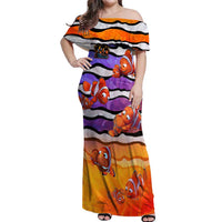 The Ocean Best Dad Off Shoulder Maxi Dress Like Marlin Happy Fathers Day To a True Hero DT02 Women Art - Polynesian Pride