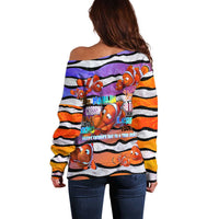 The Ocean Best Dad Off Shoulder Sweater Like Marlin Happy Fathers Day To a True Hero DT02 - Polynesian Pride