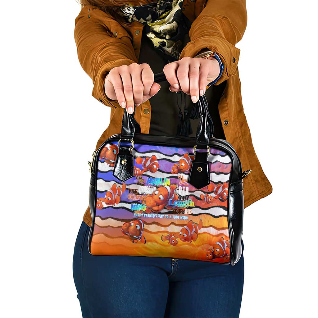 The Ocean Best Dad Shoulder Handbag Like Marlin Happy Fathers Day To a True Hero DT02 One Size Art - Polynesian Pride