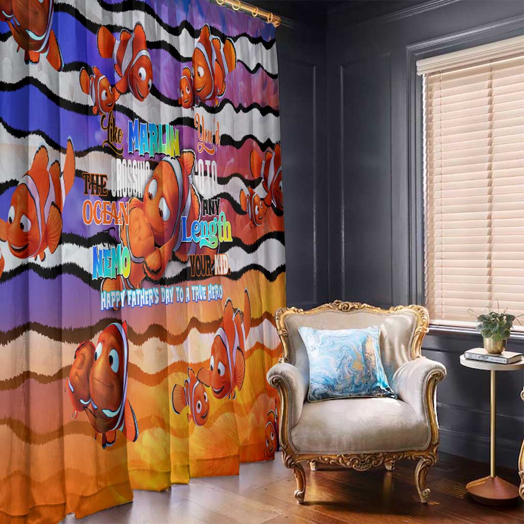 The Ocean Best Dad Window Curtain Like Marlin Happy Fathers Day To a True Hero DT02 - Polynesian Pride