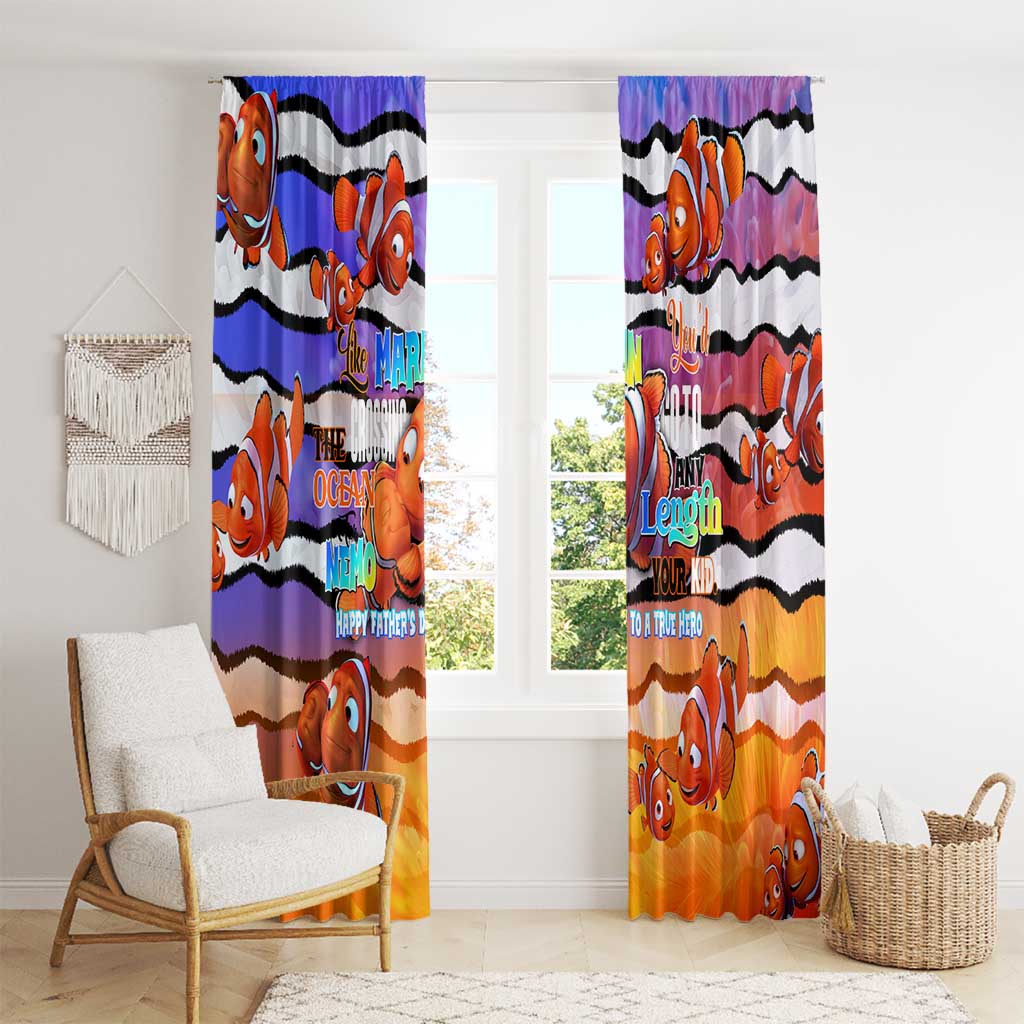 The Ocean Best Dad Window Curtain Like Marlin Happy Fathers Day To a True Hero DT02 - Polynesian Pride
