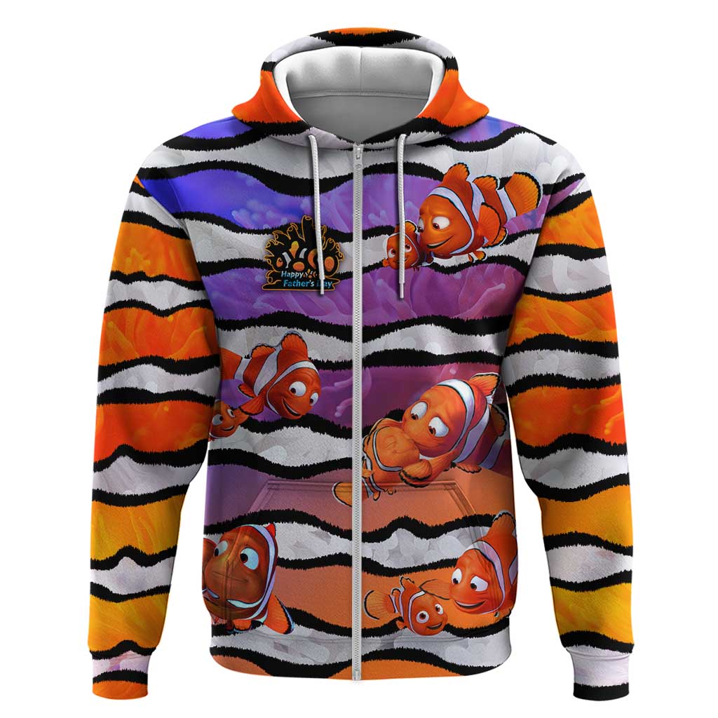 The Ocean Best Dad Zip Hoodie Like Marlin Happy Fathers Day To a True Hero DT02 Zip Hoodie Art - Polynesian Pride