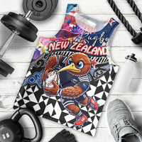 Personalized Kiwi New Zealand Rugby Men Tank Top Kiwis Mascot Tropical Pattern DT02 - Polynesian Pride