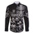 Personalized All Black Brothers Rugby Family Matching Puletasi and Hawaiian Shirt New Zealand Maori Haka