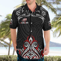 All Black NZL Rugby Champions Hawaiian Shirt Maori Warrior DT02 - Polynesian Pride