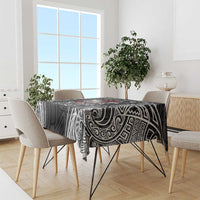 All Black NZL Rugby Champions Tablecloth Maori Warrior DT02 - Polynesian Pride