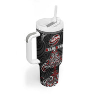 All Black NZL Rugby Champions Tumbler With Handle Maori Warrior DT02 - Polynesian Pride