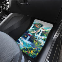 Wailua Falls Hawaii Car Mats Kauai Natural Beauty DT02 - Polynesian Pride