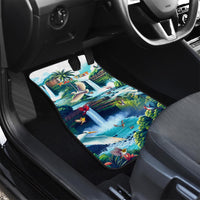 Wailua Falls Hawaii Car Mats Kauai Natural Beauty DT02 - Polynesian Pride