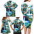 Wailua Falls Hawaii Family Matching Long Sleeve Bodycon Dress and Hawaiian Shirt Kauai Natural Beauty