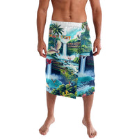 Wailua Falls Hawaii Lavalava Kauai Natural Beauty DT02 Art - Polynesian Pride