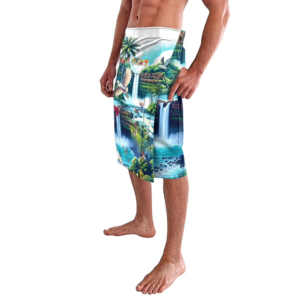 Wailua Falls Hawaii Lavalava Kauai Natural Beauty DT02 - Polynesian Pride