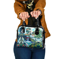 Wailua Falls Hawaii Shoulder Handbag Kauai Natural Beauty DT02 One Size Art - Polynesian Pride